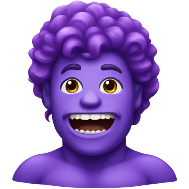 Purple merman emoji