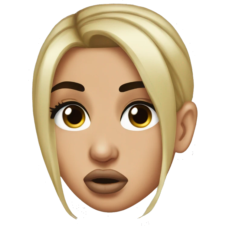 kim Kardashian crying with one ear ring￼ emoji