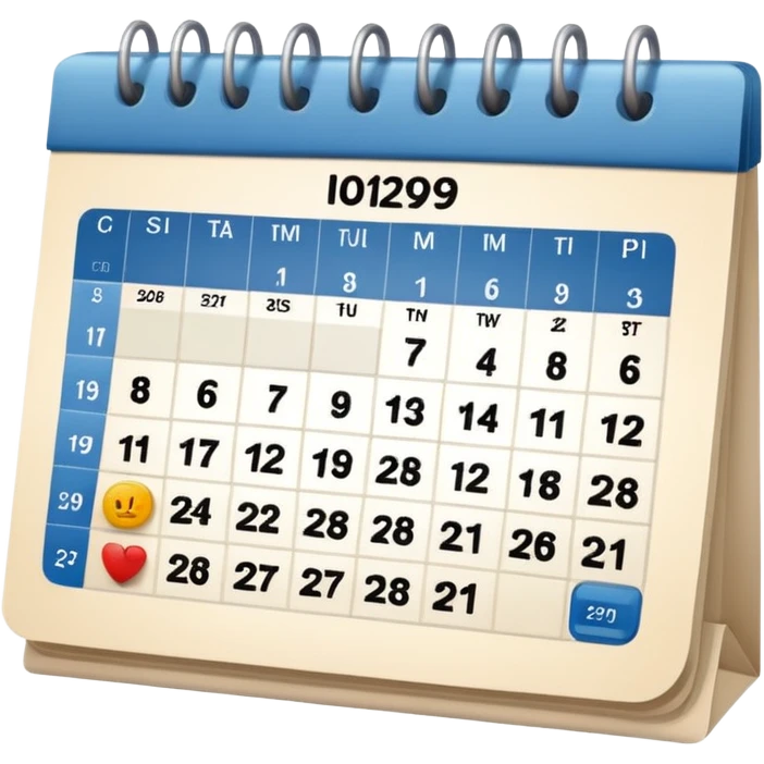 Calendar emoji