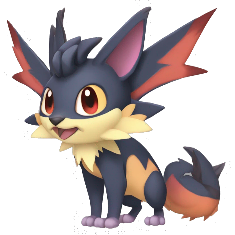 Noivern-Zorua-Nargacuga-Torracat-Fakemon-hybrid full body emoji