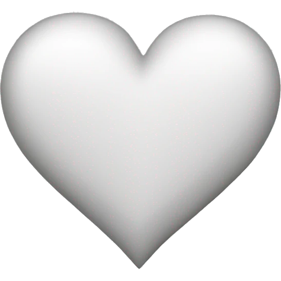 White heart emoji emoji