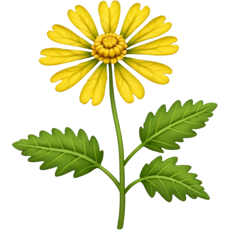 Golden groundsel emoji