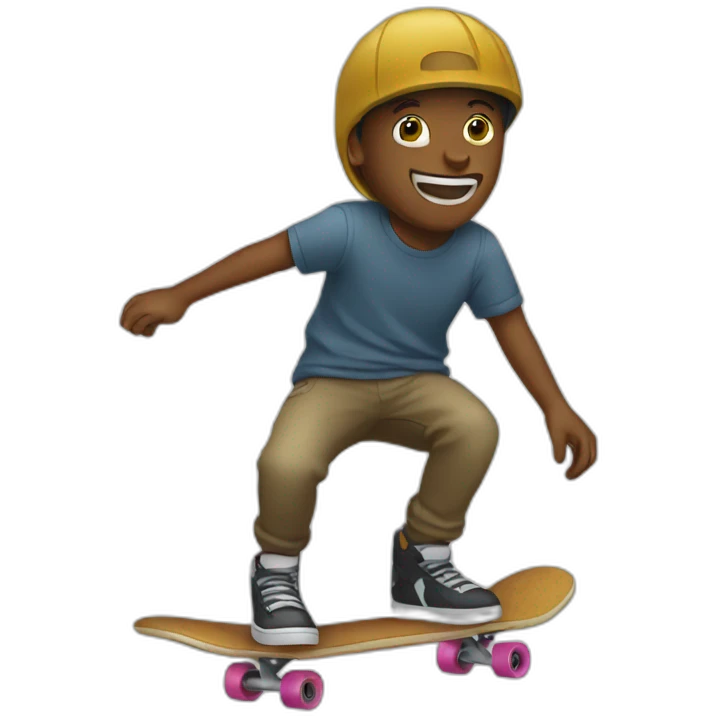 skateboarder emoji