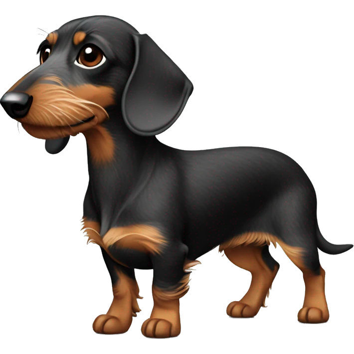 Wirehaired Dachshund emoji