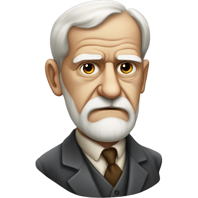 sigmund freud sad emoji