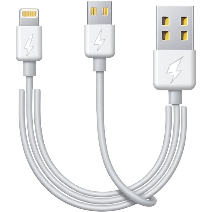 lightning cable emoji