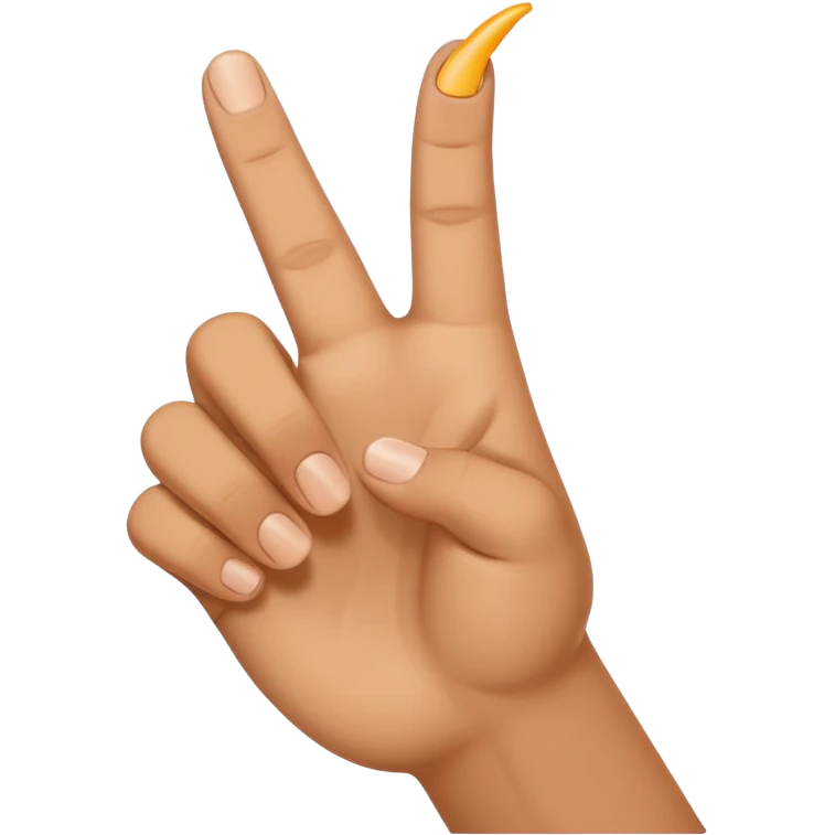 hand making an L shape with a finger and thumb  emoji
