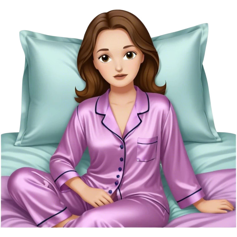 best quality leighton meester in bed with silk pyjamas  emoji