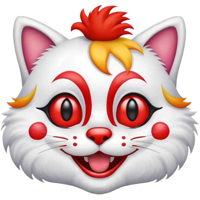 cat clown emoji