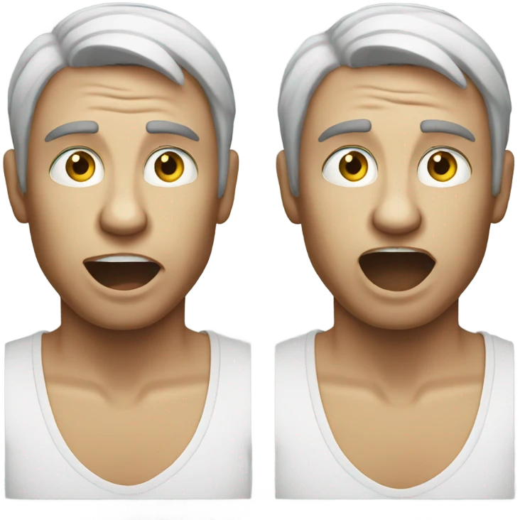 White whine emoji