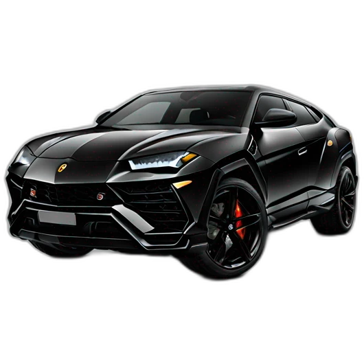 Lamborghini urus black  emoji