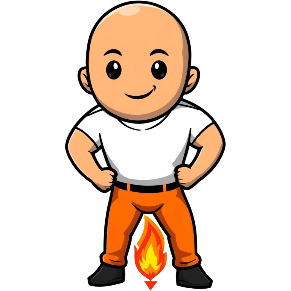 Jeff Bezos with his butt on fire emoji