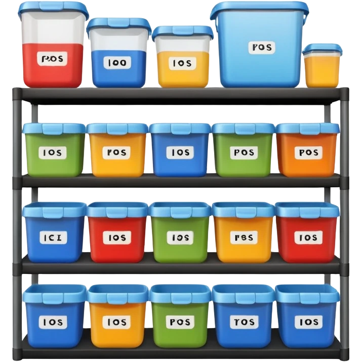 shelf organized household storage emoji