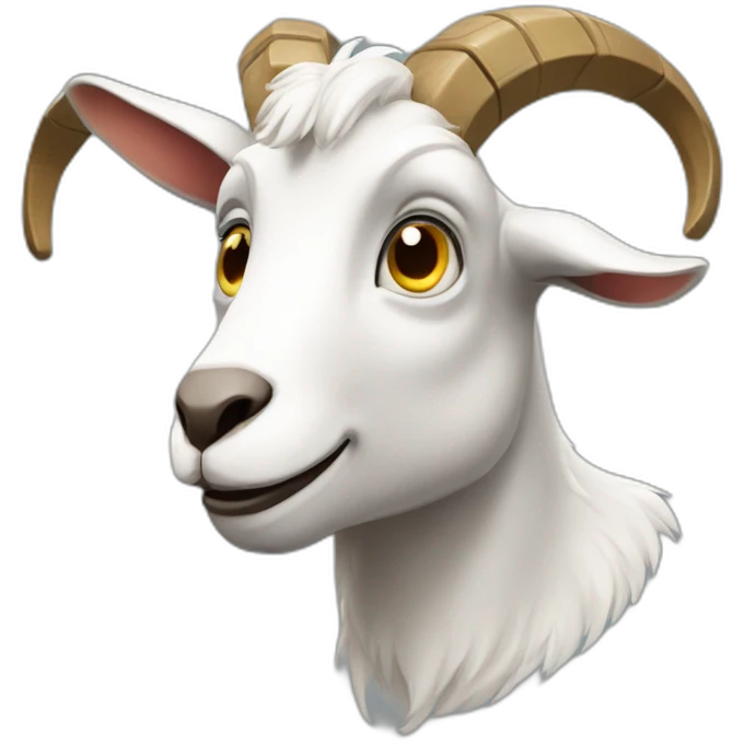 Goat playing video game  emoji
