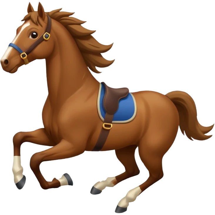 horse running emoji