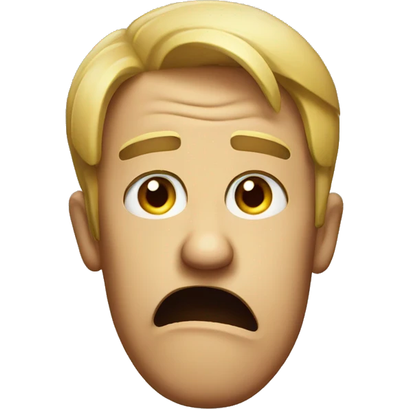 Disgusted emoji emoji