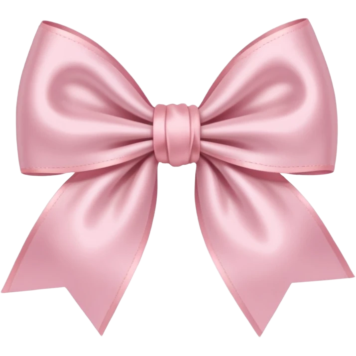 Light pink bow emoji