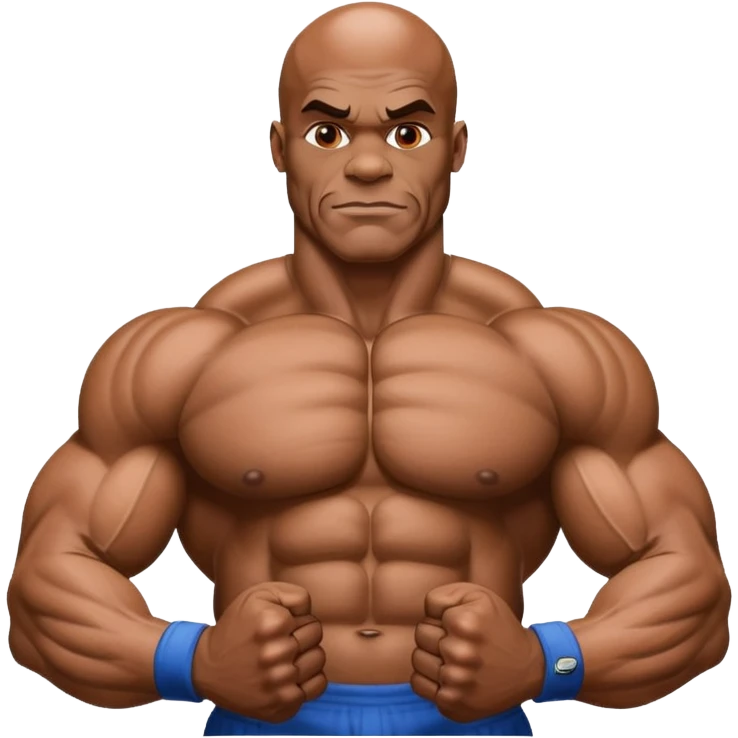 ronnie coleman senza sfondo in posa muscolare emoji