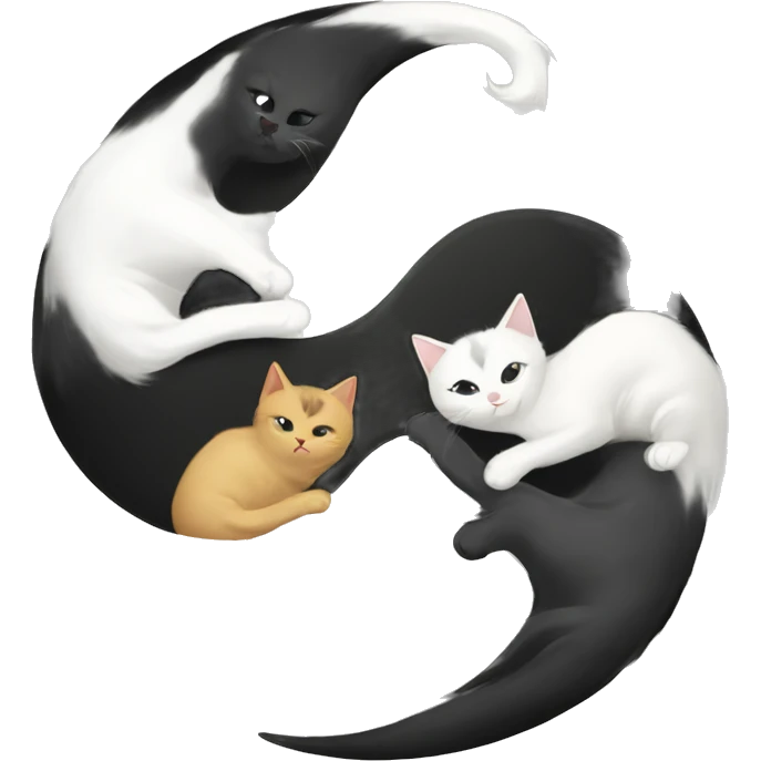 yin yang cats emoji