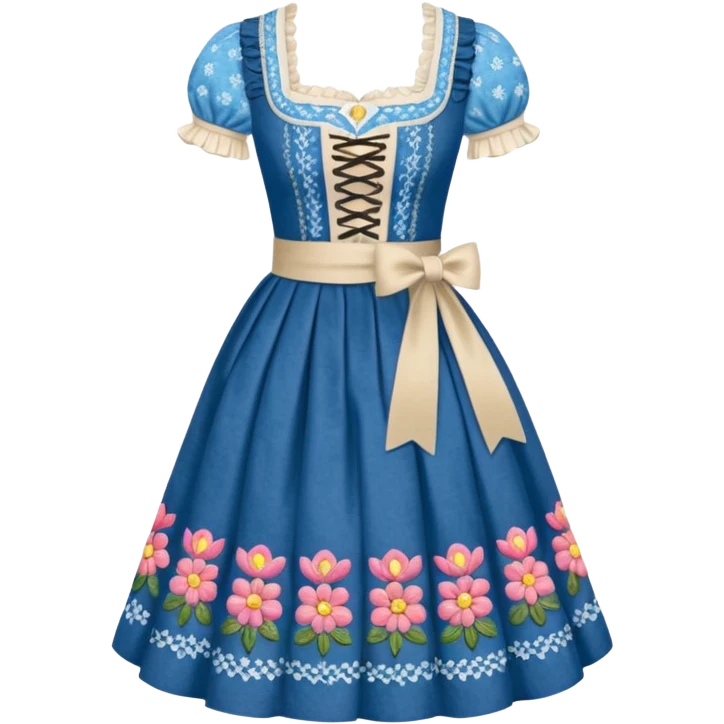 Dirndl with no human just the dress emoji