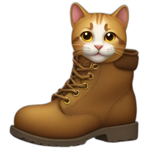 Cat in boot emoji