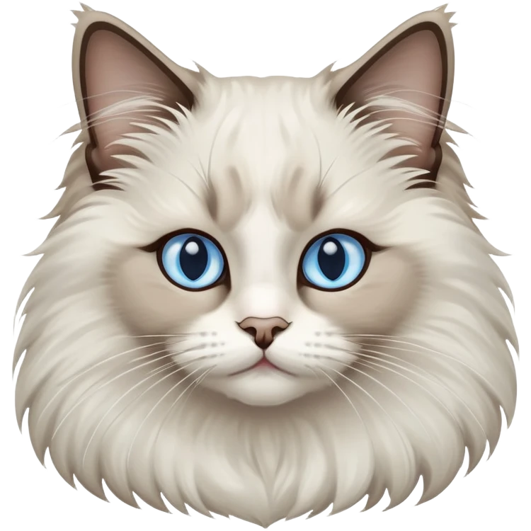 a Ragdoll cat emoji