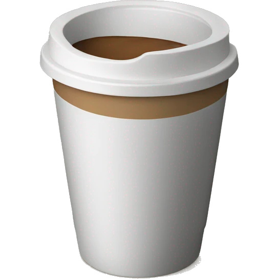 Disposable coffee cup emoji