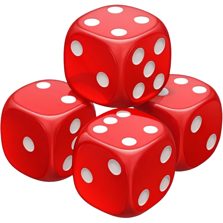 dice with hearts emoji