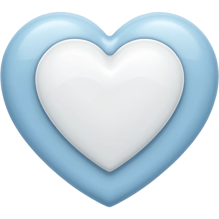 Coração branco emoji