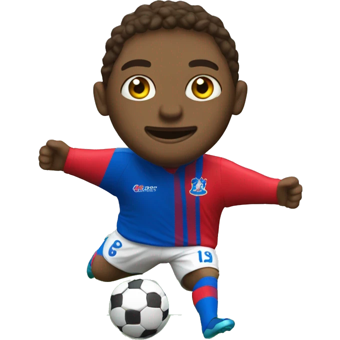 Crystal Palace football player scoring a goal emoji