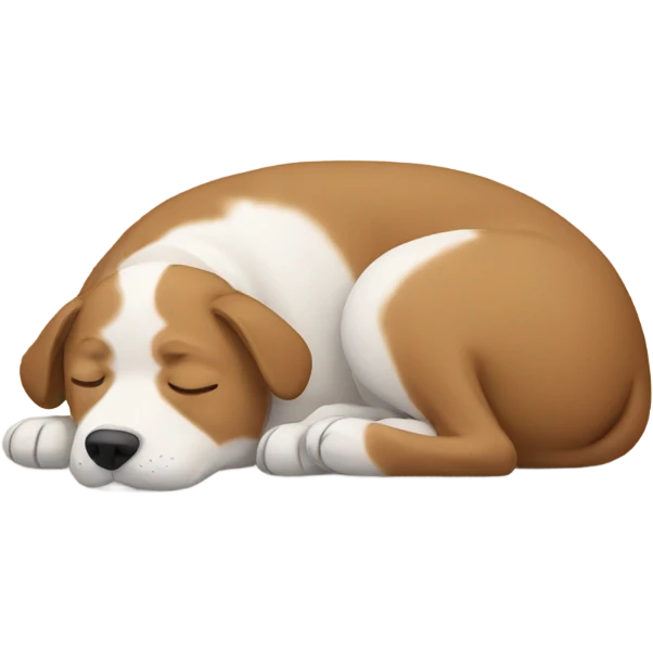 Sleeping dog  emoji