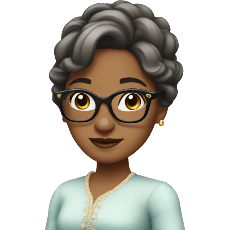 princess penelope with glasses emoji