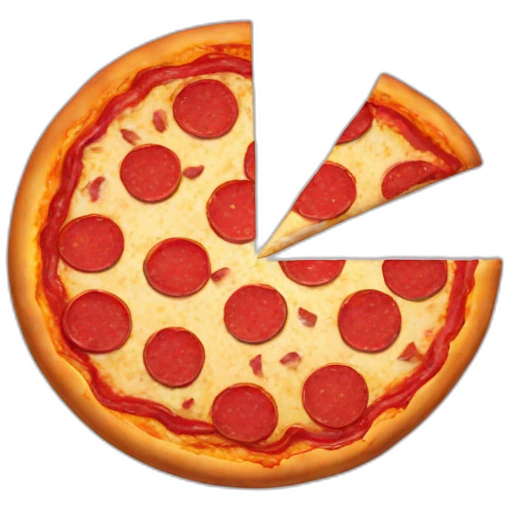 Pepperoni pizza emoji