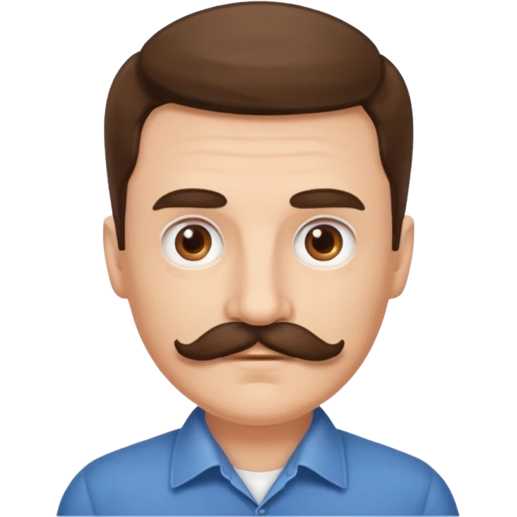 white man mustache emoji