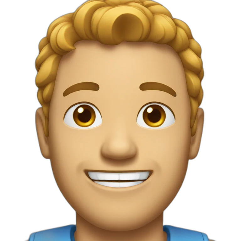 un homme qui éclate de rire emoji