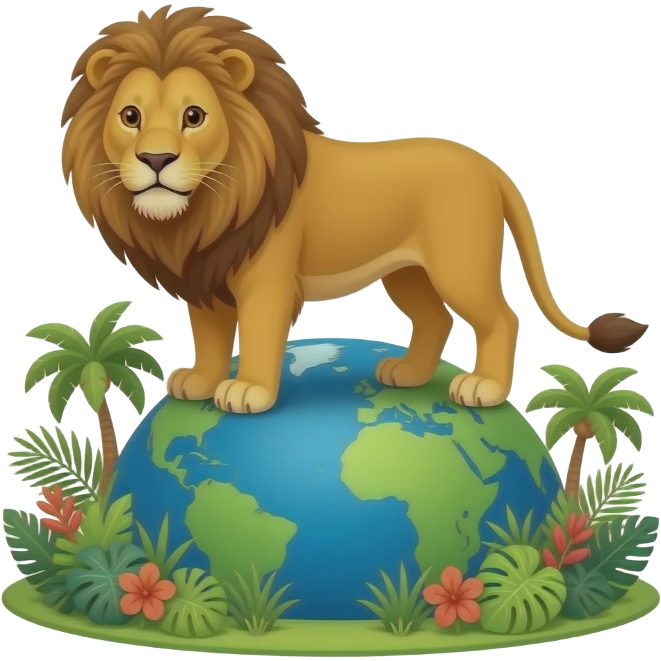 globe flora fauna big animals emoji