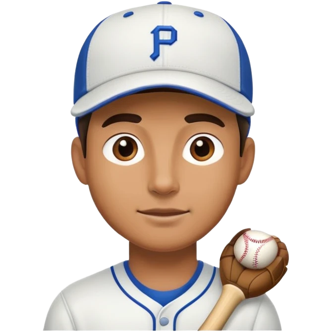 sporty man with a baseball cap emoji