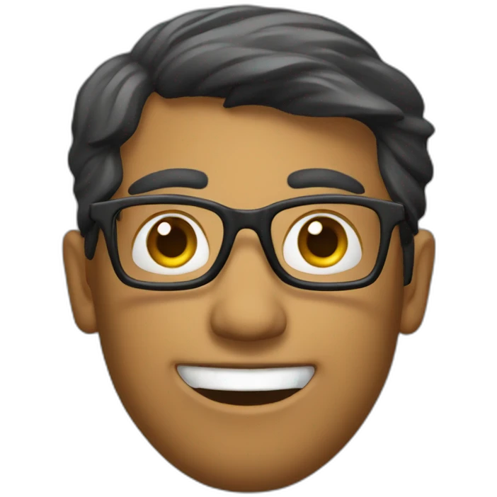 Scrolling nerd emoji