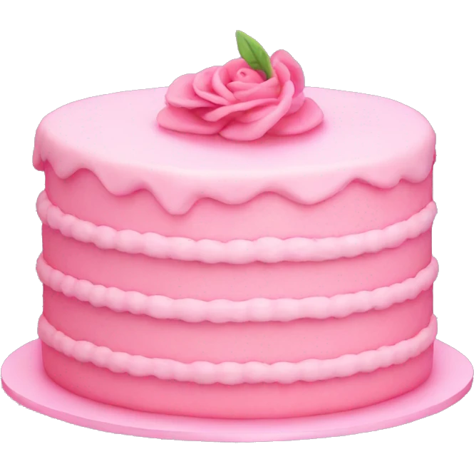 cake pink pastel  emoji