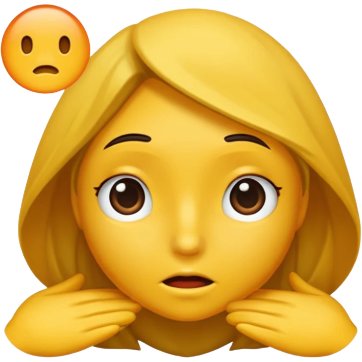 Naked Asian women with a dick emoji