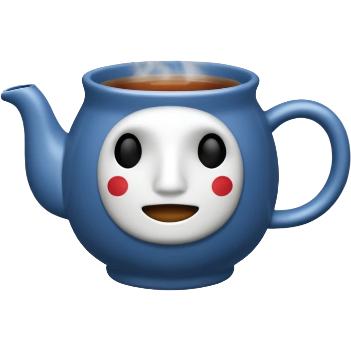 hot tea in a mug no face emoji