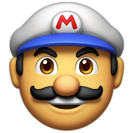 big evil mario emoji