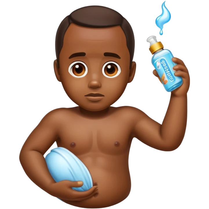 Diddy with baby oil emoji