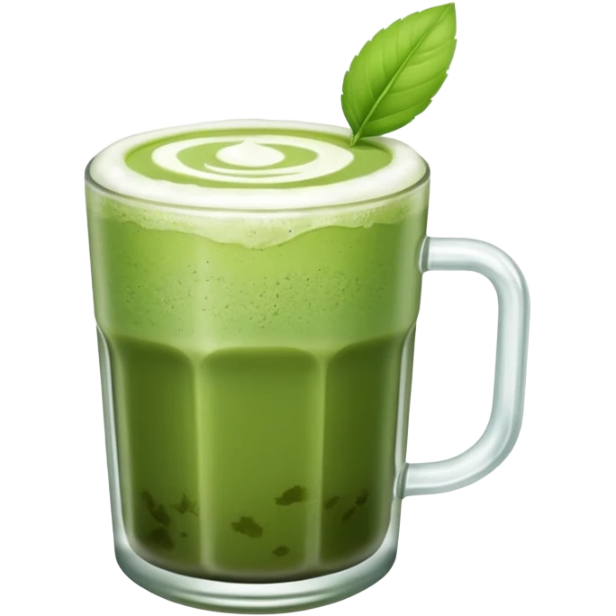 iced earl grey matcha emoji