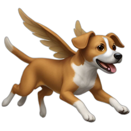 flying-dog emoji