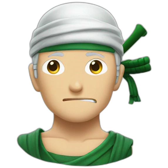 Roronoa zoro emoji