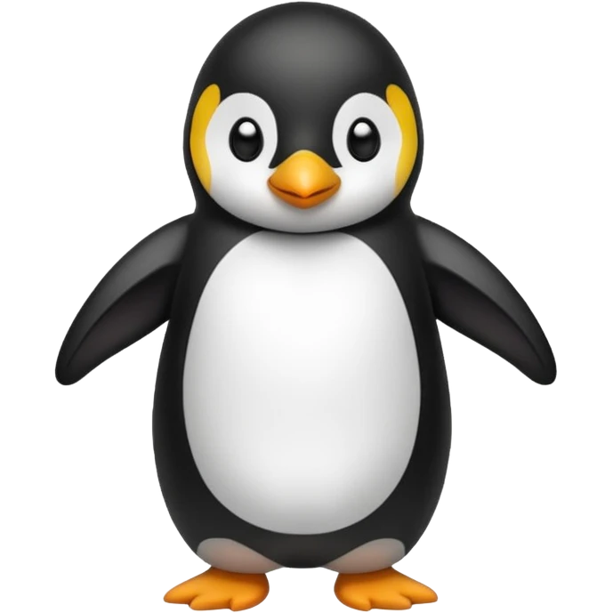 Pinguino con pijama emoji