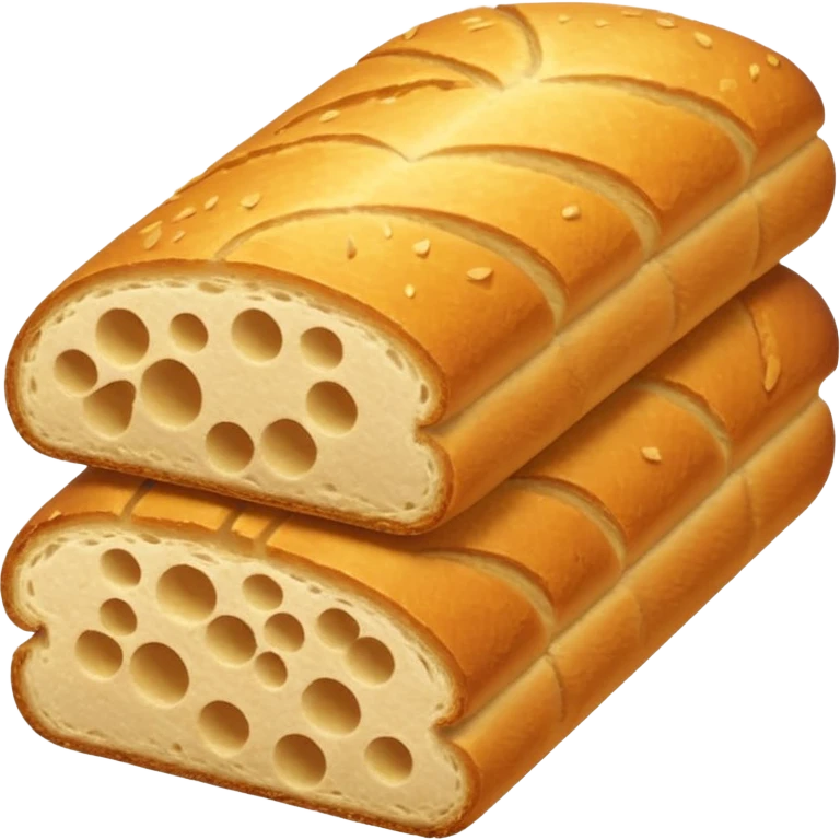 elongated semicircular crouton without a face emoji