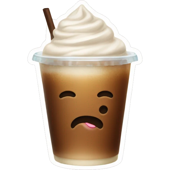 Iced coffe emoji