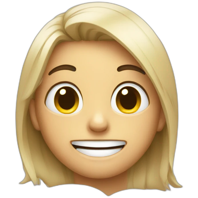 Smiling through pain emoji